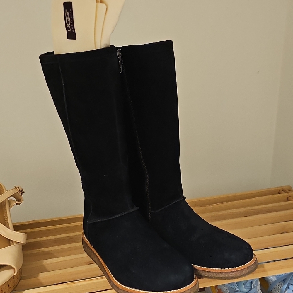 UGG Women's Black Winter Boots Size 6